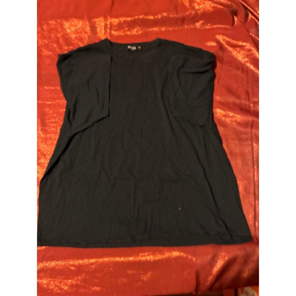 MAN T-Shirt Mens XXXL Black Short Sleeve Graphic Prayer Hands Worldwide